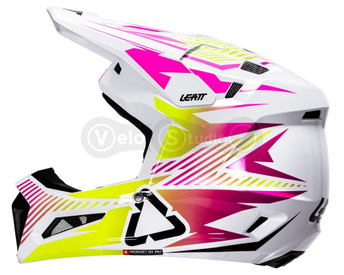 Мотошолом LEATT Moto 3.5 Helmet + Goggle Vizion 3.5 [Storm Pink], M