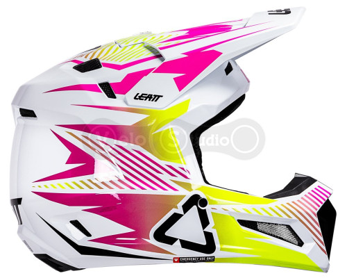 Мотошолом LEATT Moto 3.5 Helmet + Goggle Vizion 3.5 [Storm Pink], M