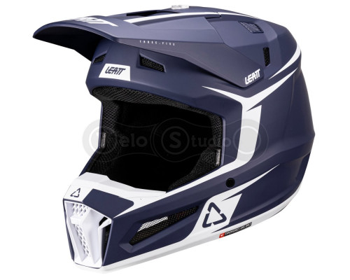 Мотошлем LEATT Moto 3.5 Helmet + Goggle Vizion 3.5 [Blue], S