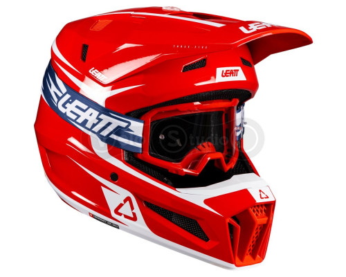 Мотошолом LEATT Moto 3.5 Helmet + Goggle Vizion 3.5 [Red1], XS