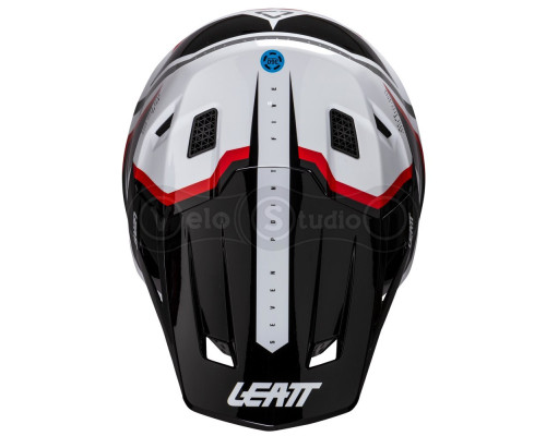Мотошлем LEATT Moto 7.5 Helmet + Маска Velocity 4.5 [White/Red], XL