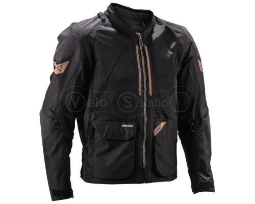 Мотокуртка LEATT 4.5 FlowTour Short Adventure Jacket [Stealth], M