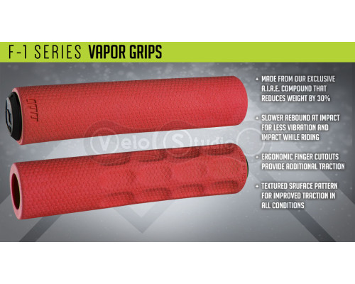 Грипси ODI F-1 VAPOR Grips, 130mm, Red