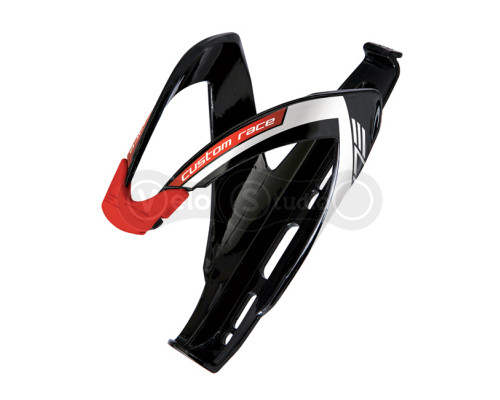 Флягодержатель ELITE CUSTOM RACE, черный/красный, глянец