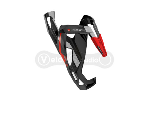 Фляготримач ELITE CUSTOM RACE PLUS чорний/червоний глянець