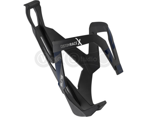 Фляготримач Elite CUSTOM RACE X чорний з синім, матовий