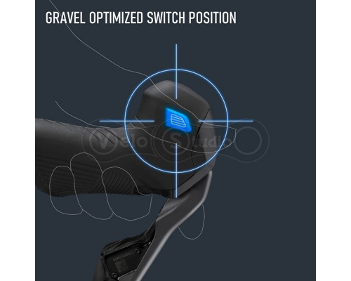 Дуал Shimano ST-RX825-R GRX, Di2 Dual Control 12 скоростей, правый