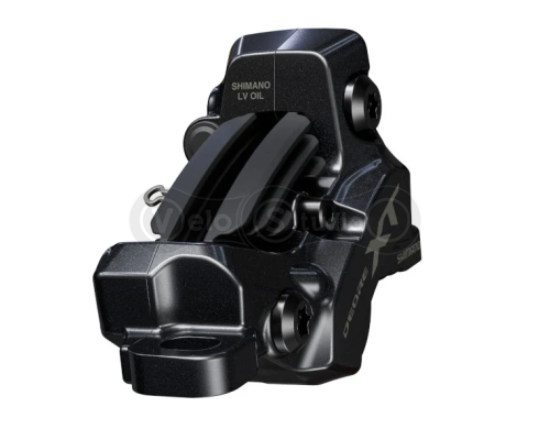 Комплект гальм Shimano M8220 DEORE XT перед+зад (4-поршн, J-kit гідролінії 1000 та 1700мм)