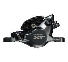 Калипер гидравлических тормозов Shimano BR-M8200 Deore XT, монтаж РМ160мм, колодка G05A-RX полимер