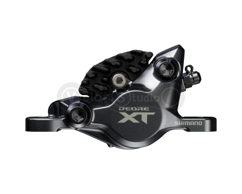 Калипер гидравлических тормозов Shimano BR-M8200 Deore XT, монтаж РМ160мм, колодка G05A-RX полимер