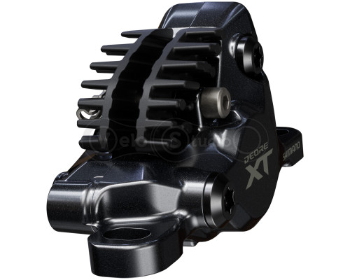 Калипер гидравлических тормозов Shimano BR-M8200 Deore XT, монтаж РМ160мм, колодка G05A-RX полимер