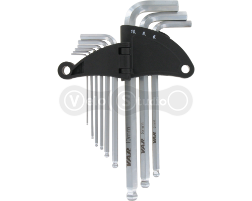 Шестигранники VAR CL-17800 1,5; 2; 2,5; 3; 4; 5; 6; 8 и 10 мм