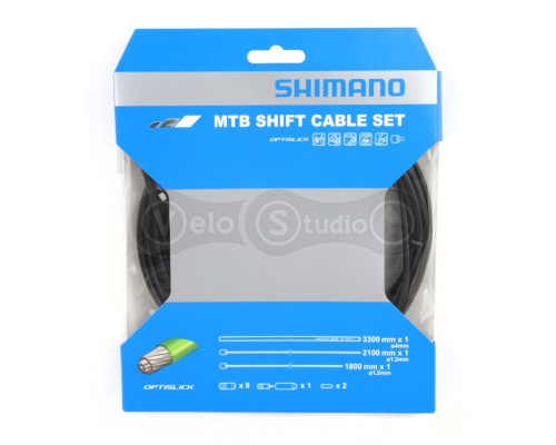 Комплект тросов и рубашки переключения Shimano MTB OPTISLICK