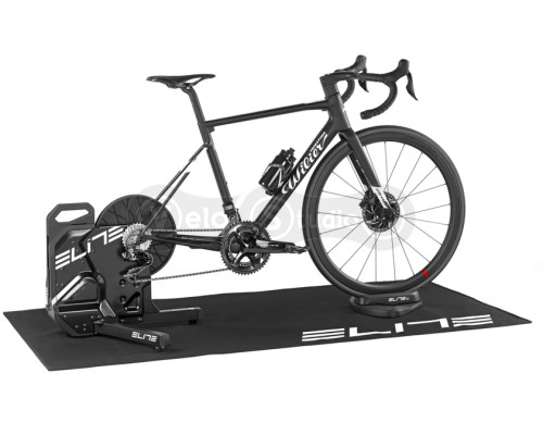 Мат под велотренажер ELITE, черный (180х90)