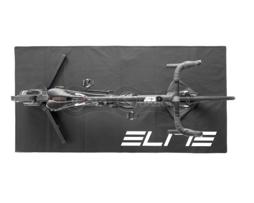 Мат под велотренажер ELITE, черный (180х90)