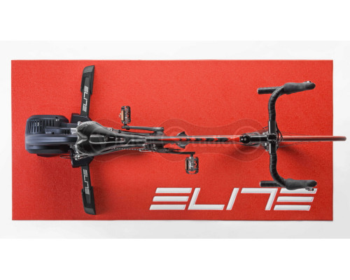 Мат под велотренажер ELITE, (180х90) красный