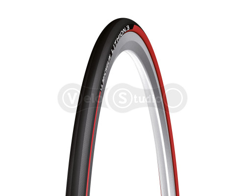 Покришка Michelin LITHION3 700x25C (25-622) 60TPI червоний, складана