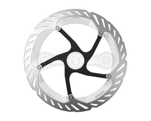 Ротор Shimano RT-CL800-L-E, 203мм, ICE TECH FREEZA CENTER LOCK, гайка із зовнішніми зачепами