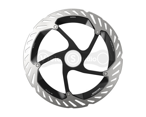 Ротор Shimano RT-CL900-L-E, 203мм, ICE TECH FREEZA CENTER LOCK, гайка с внешними зацепами