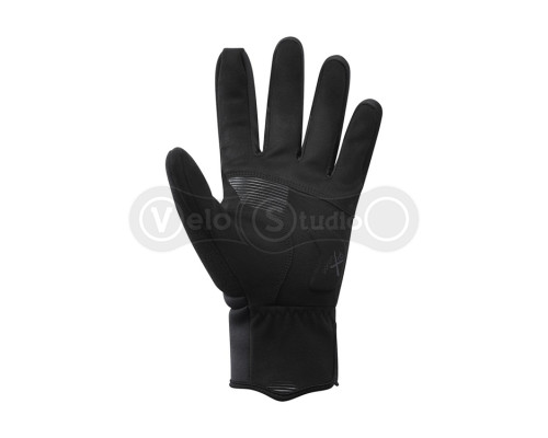 Рукавички Shimano WINDBREAK THERMAL, чорно/сірі, розм. M