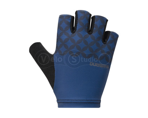 Вело перчатки женские Shimano SUMIRE, синие, размер M