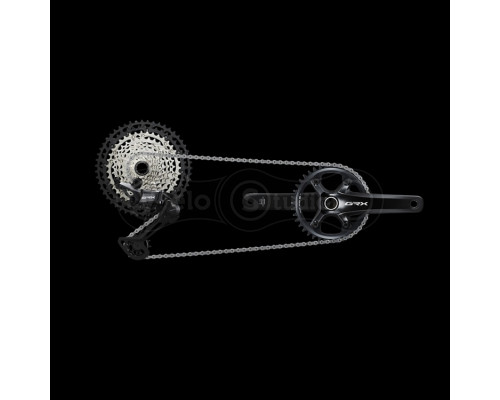 Шатуни Shimano FC-RX820-1 GRX (12Х1) Hollowtech II, 175мм 42Т, без каретки