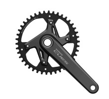 Шатуны Shimano FC-U6030-1, CUES, интегрированная ось, 175мм, 40T, 9-11 скоростей