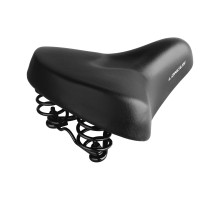 Сідло Longus CITY2 PVC 245 x 207 мм, чорне