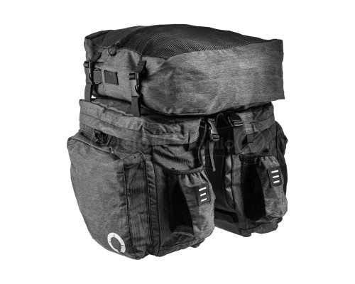 Сумка Longus GRANITE на багажник 35.0 літра, сіра