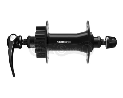 Втулка передняя Shimano FH-QB400-HM, CUES, 32отв QR, OLD: 100мм, 6 болтов