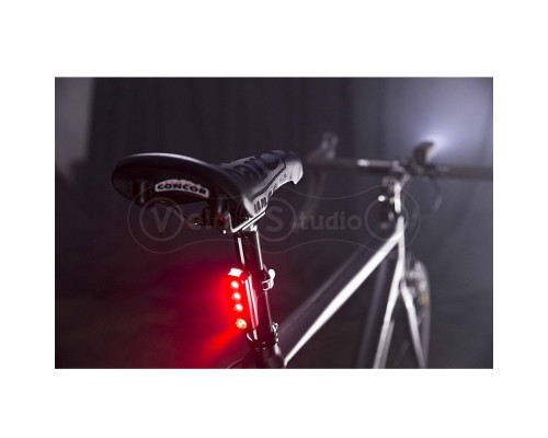 Мигалка задня Knog Blinder Mob V The Face Black 44 Lumens