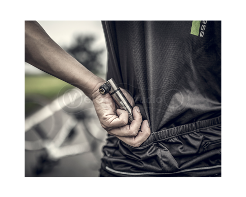 Мининасос велосипедный Birzman Mini Apogee / 120psi серый