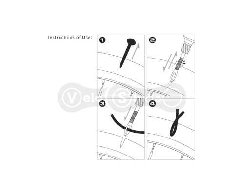 Набор для ремонта бескамерной покрышки Birzman Tubeless Repair Kit