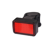 Мигалка задня Green Cycle GLT-203, з алюмінієвою рамкою, COB LED, 30 Люмен; 6 режимів