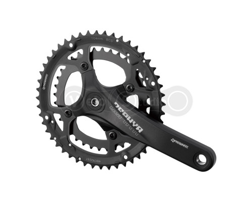 Шатуны PROWHEEL ZEPHYR-751 175мм, 48/36T, черные