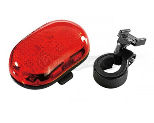 Мигалка задняя Infini VISTA I-401R, 5 светодиодов, 4 режима, 2x