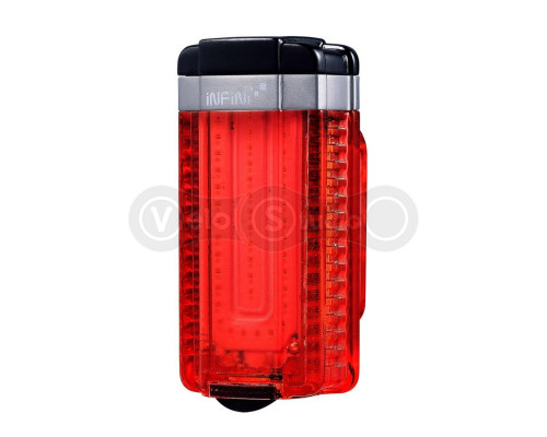 Мигалка задня Infini TRON I-280R-Black, 360', 50 діодів, 7 режимів, USB кабель, з кріпл.