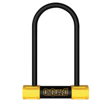 Замок U-образный Onguard BULLDOG STD размер скобы 115 x 230мм, толщина 13мм, поворотное крепление на раму, 4 ключа + 1 с подсветкой