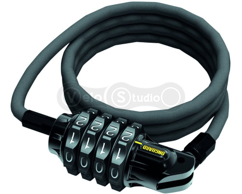 Замок Onguard TERRIER Combo 4 кодовий на 4 цифри, трос 120см х 6мм