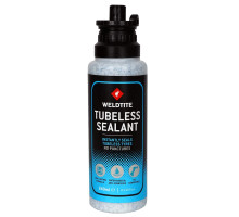 Герметик Weldtite 03063 Tubeless Sealant with Rubber Shred, для безкамерних шин, латексний, 240мл
