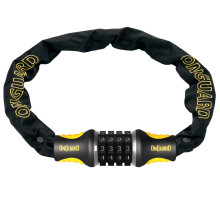 Замок Onguard MASTIFF COMBO цепь 120cм x 6мм усиленная титаном + интегрированный кодовый замок на 4 цифры