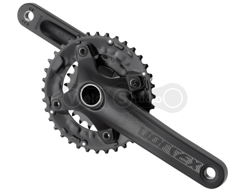 Шатуны PROWHEEL VORTEX-501-TT, (11S / 10S / 9S), 170mm, 36/26T black