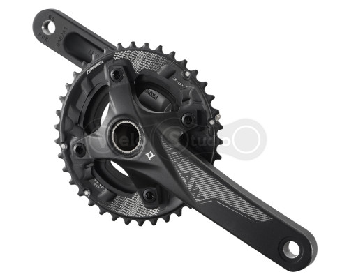 Шатуни PROWHEEL CLAW-551-TT, (11S/10S/9S), 170mm, 36/26T black