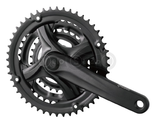 Шатуны PROWHEEL TY-CM90, (8S / 7S), 170mm, 48/38/28T black