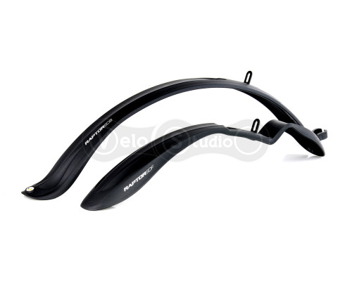 Комплект крил 24"-28" SIMPLA Raptor SDS, кріплення заднього скобою, чорні