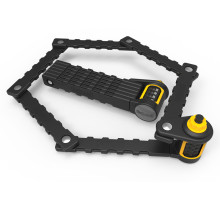 Замок складной Onguard K9 Heavy Duty Combo, 88,5см, кодовый на 4 цифры. Прорезиненная коробка-держатель на раму