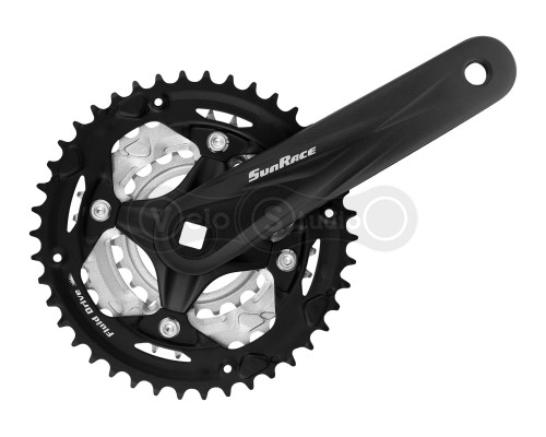 Шатун SUN RACE M600, 42-32-22T, под квадрат, L175mm