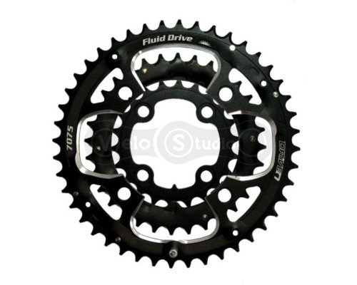 Зірка до шатуна SUN RACE CRMX0 44T BCD 104мм, 7075 w/CNC Anodized Black HP Pack