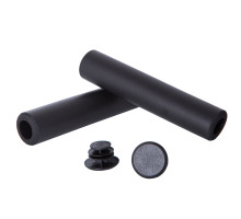 Грипсы Green Cycle GGR-701 130mm вспененный силикон, черные