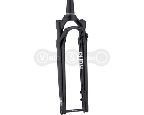 Вилка RockShox Rudy 700c 12x100 хід 40 мм чорна (OEM)